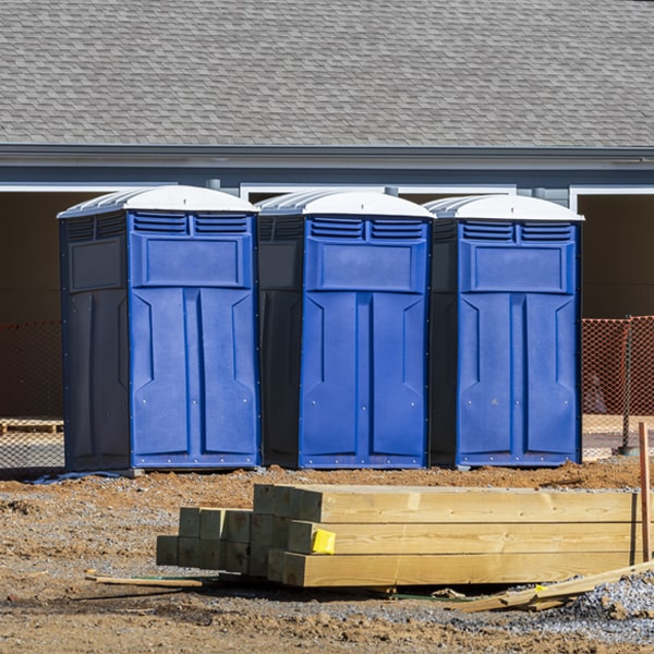 is there a specific order in which to place multiple porta potties in Newton PA